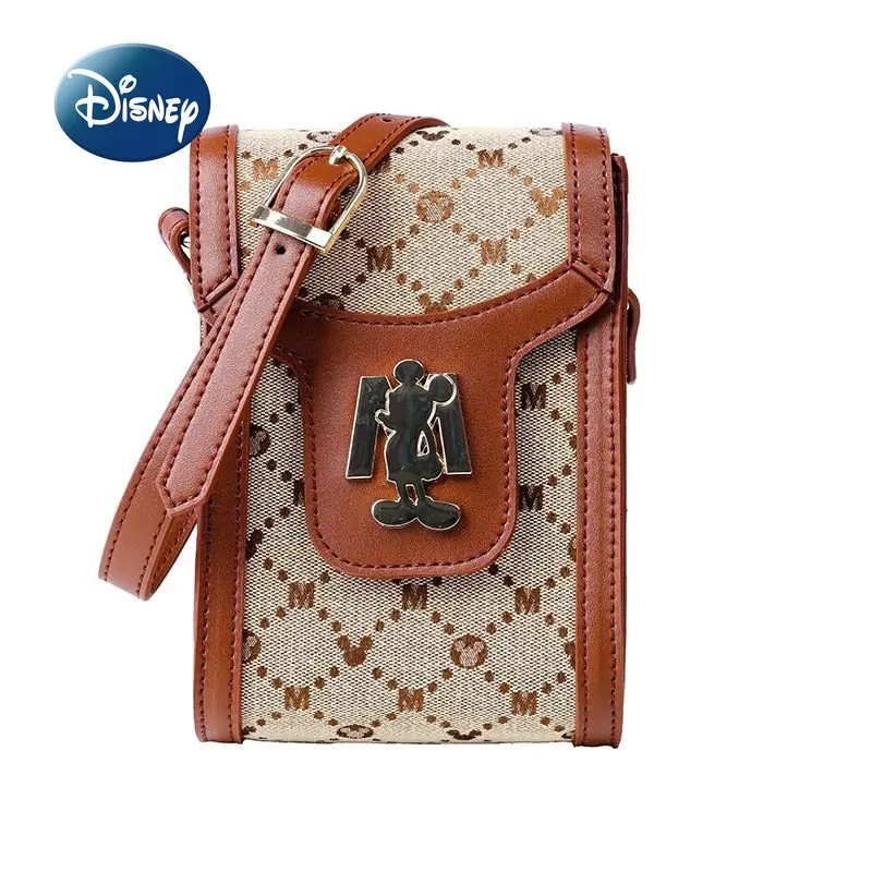 

Disney Mickey Original New Women's One Shoulder Crossbody Bag Luxury Brand Mini Women's Bag Cartoon Fashion Storage Phone Bag