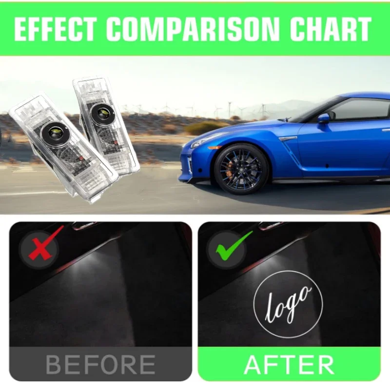 LED أضواء باب السيارة الأسد شعار شبح الظل الليزر ترحيب مصباح لسيارات BMW Z4 سلسلة X1 X3 X4 X6 E91 I3 I4 F30 F48 F10 E30 E34 FO2