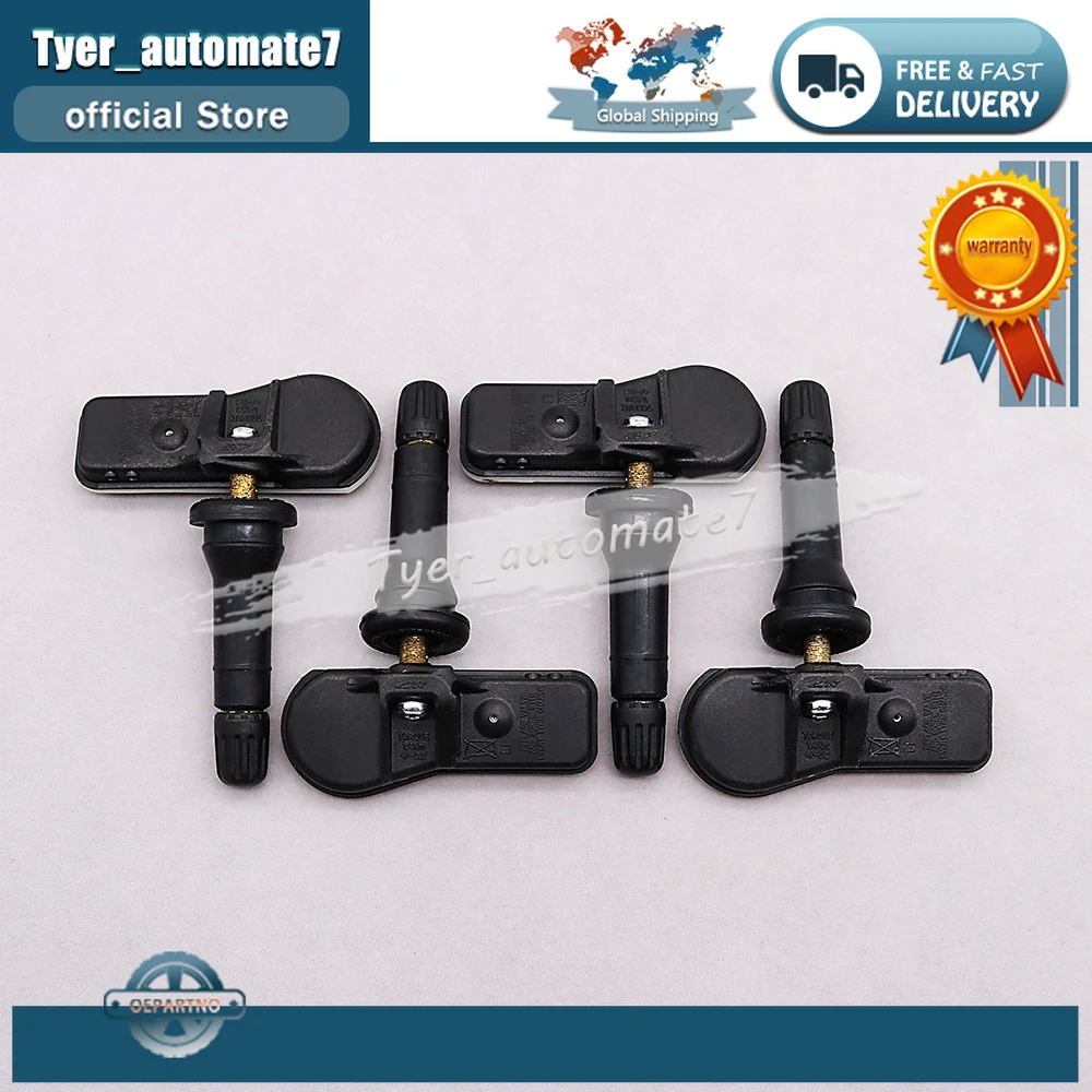 4X 40700-5642R 407005642R TPMS Tire Pressure Monitoring System For Smart Renault Trafic Wind Dacia Lodgy Sandero Logan Lada Xray