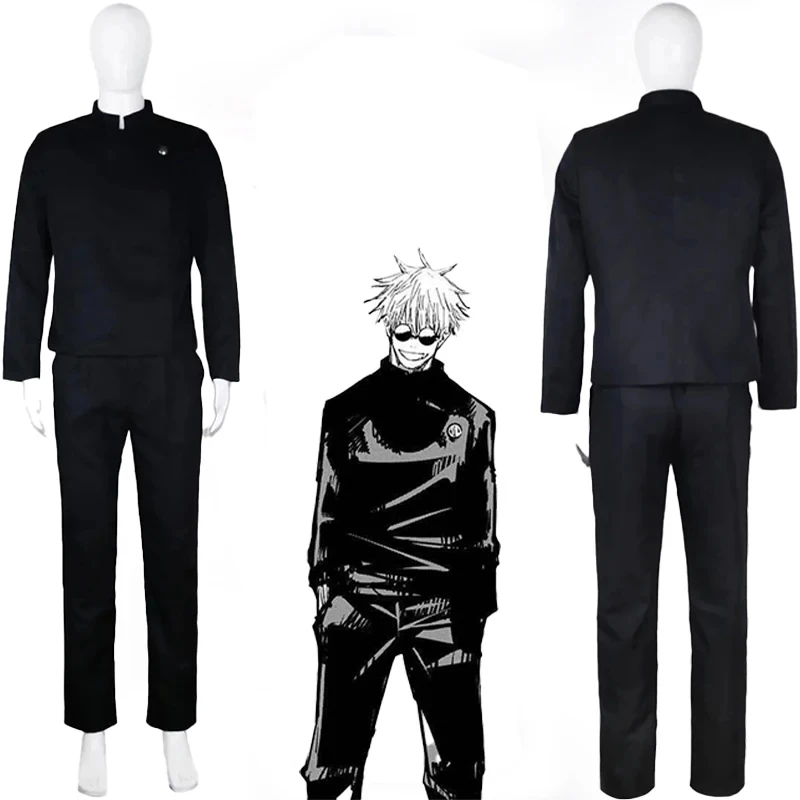 Anime Jujutsu Kaisen Fushiguro Toji Cosplay Kostuum Volwassen Unisex Korte Mouw Top Broek Pak Halloween Uniform