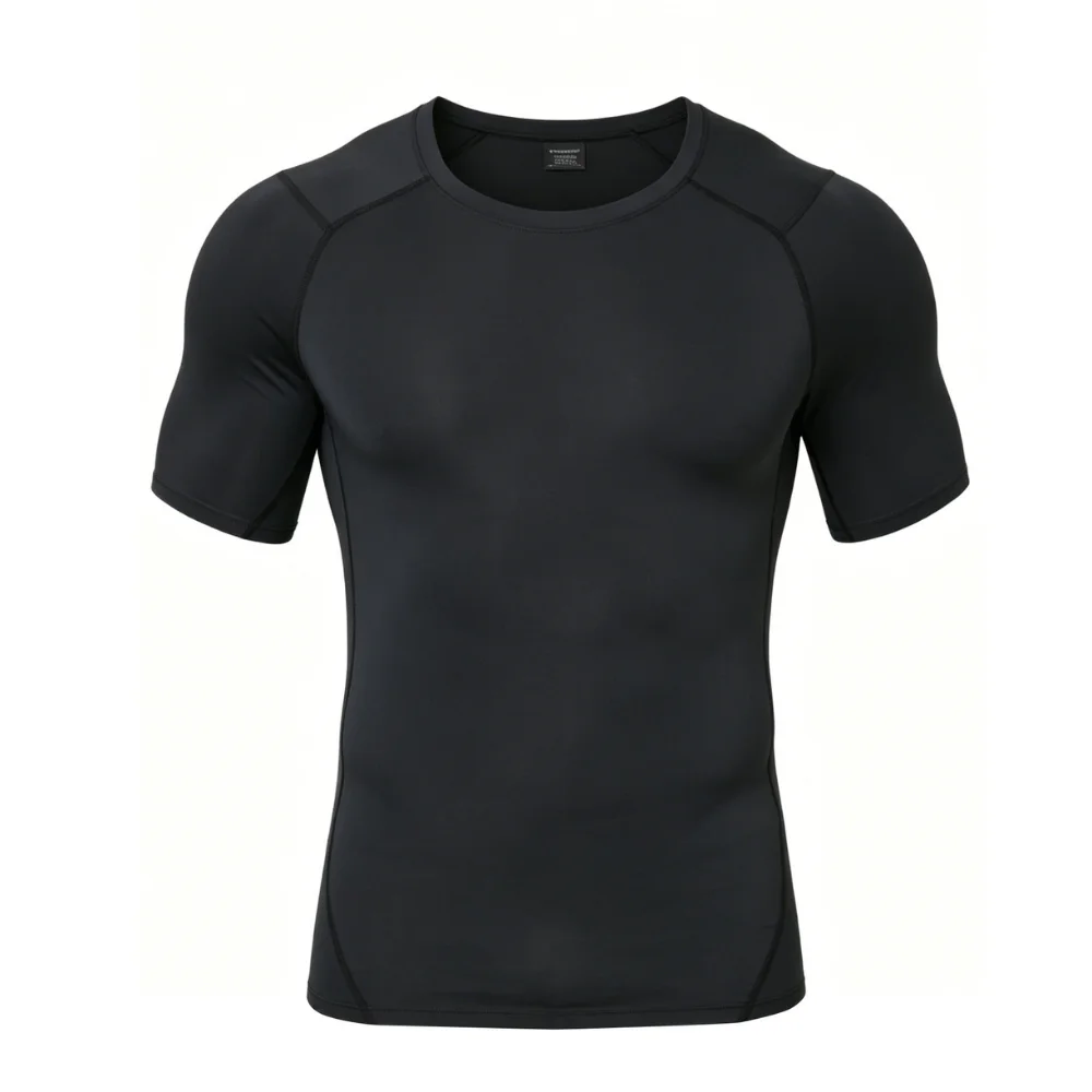 Men's Butterfly Net Sports Short-Sleeved Tight-Fitting Shaping T-Shirt, Breathable and Comfortable Fitness Training Sports Vest