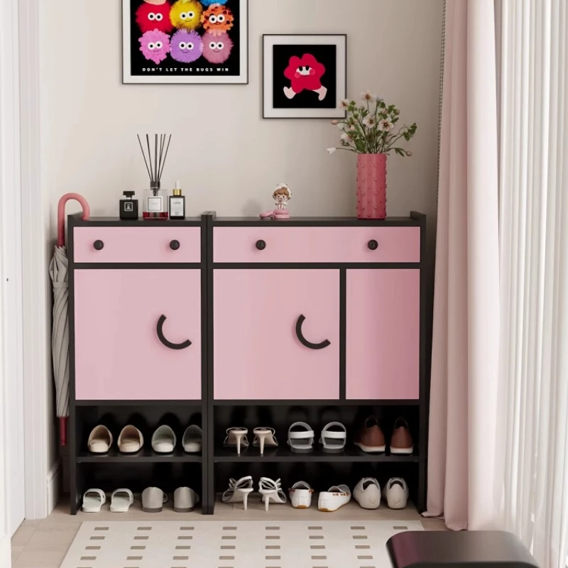 

Luxury Wooden Shoe Cabinet Drawer Narrow Hallway Closet Shoe Cabinet Organizers Entrance Meuble De Rangement Furniture For Home