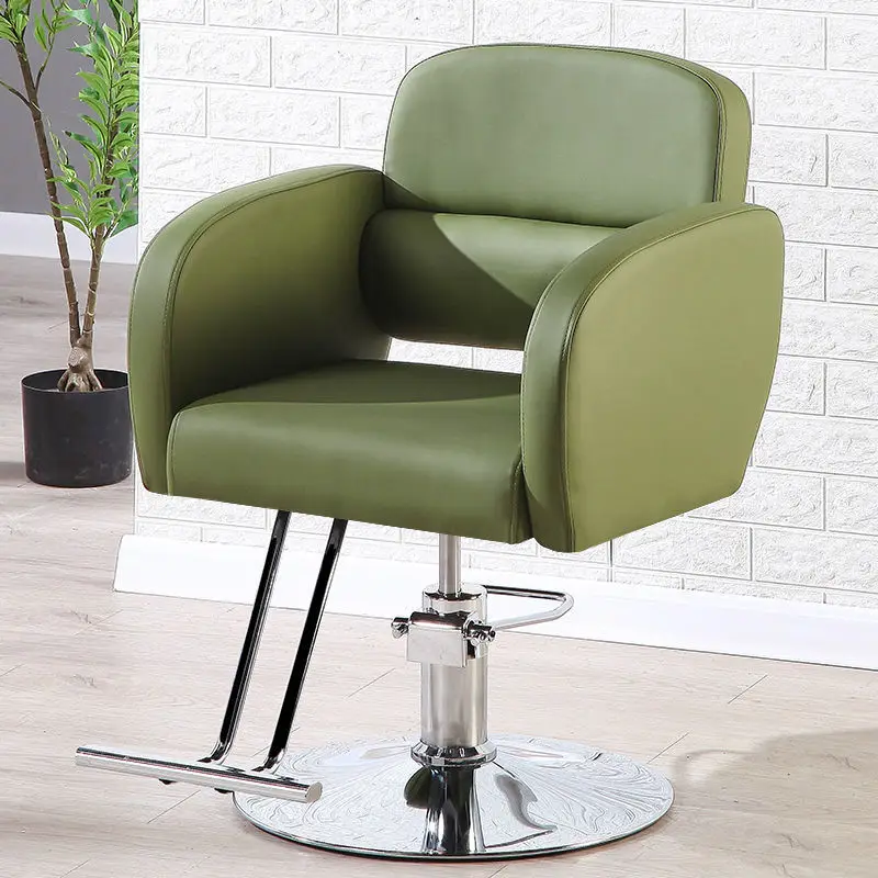 Beauty salon chair lifting and rotating hair salon dedicated haircut chair, fashionable haircut chair, folding style, minimalist