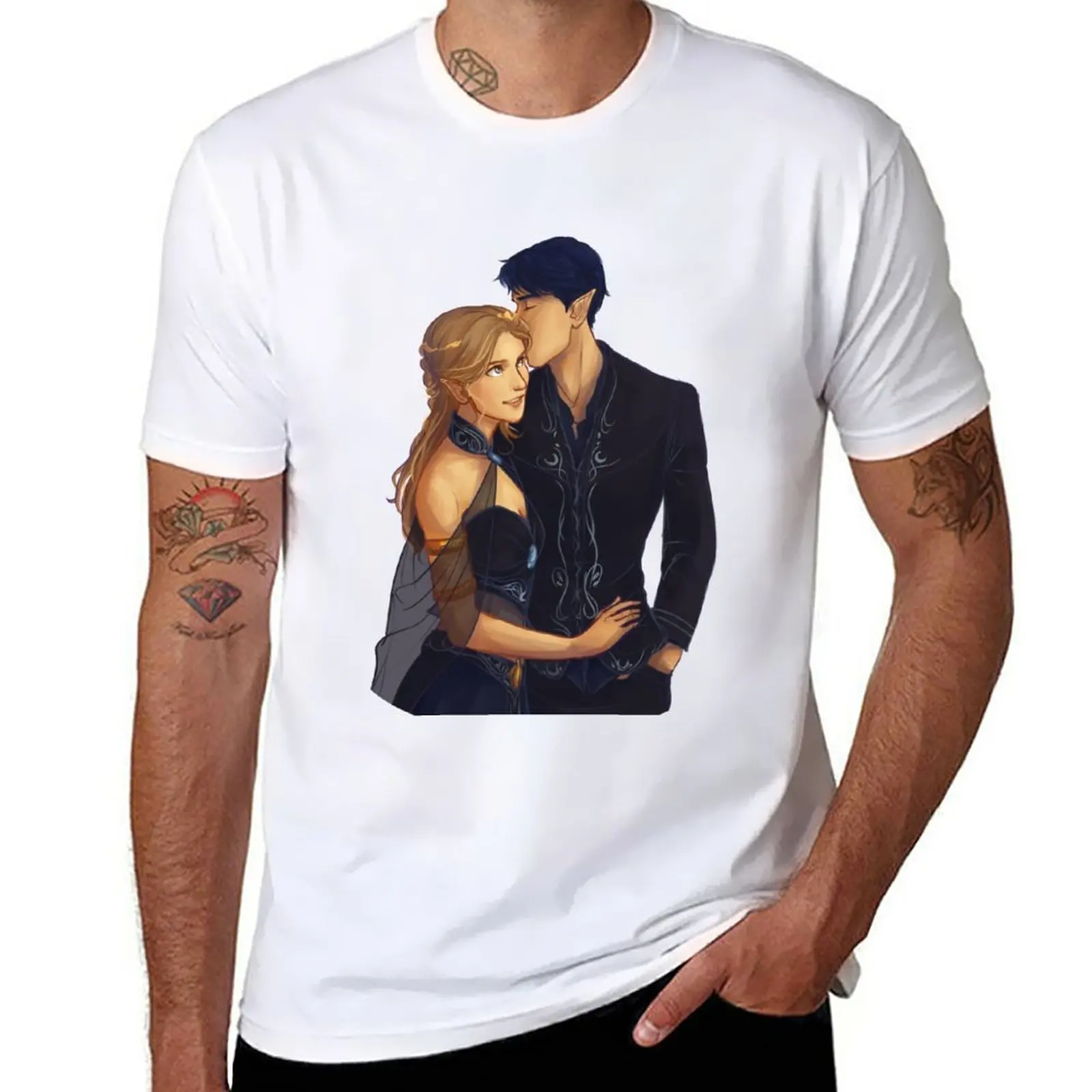 New Feyre and Rhysand T-Shirt quick drying shirt animal print shirt for boys t shirts for men