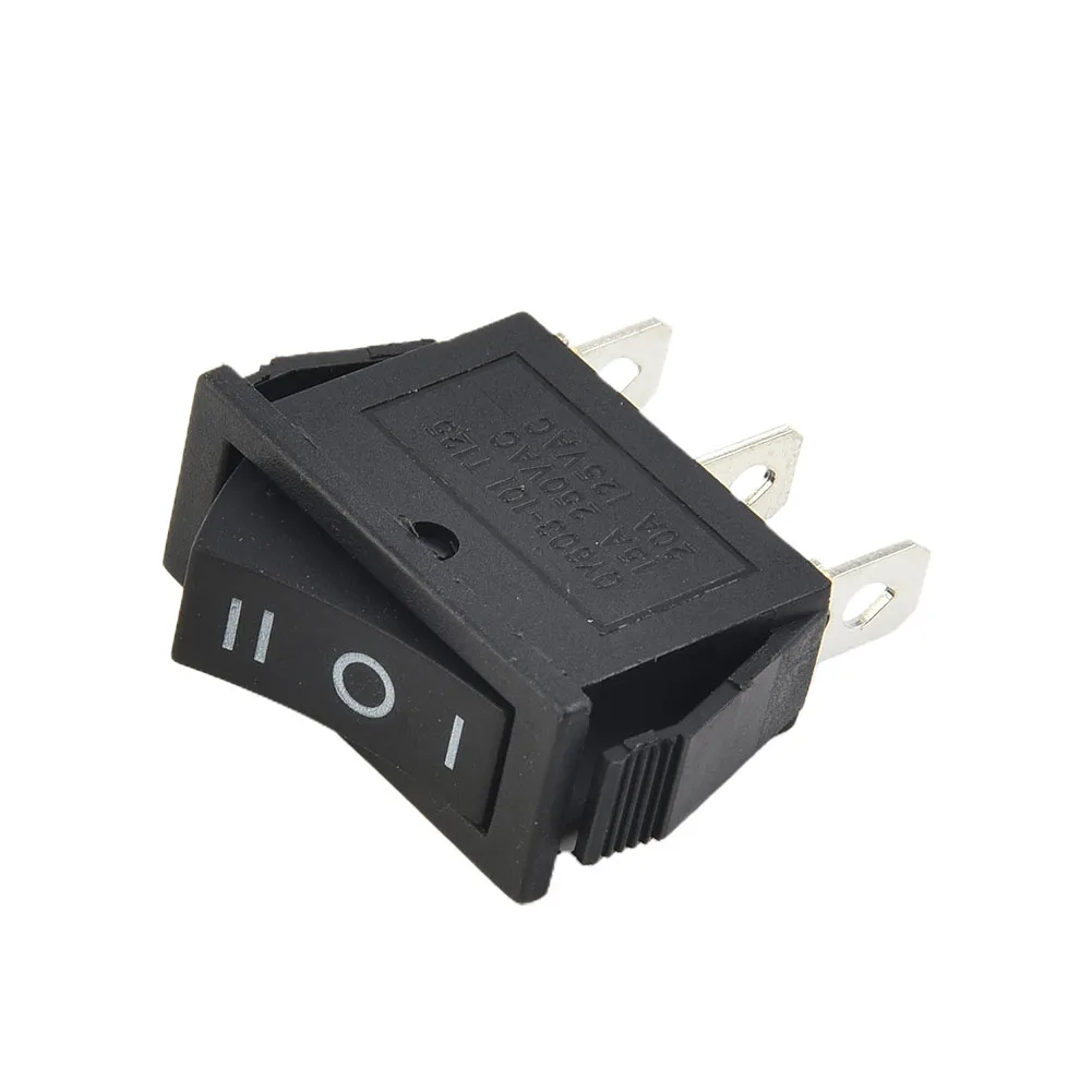 로커 스위치 온 오프 온 직사각형 SPDT 12V KCD3-101/3 P 16A 250VAC 29mm x 10.5mm 패널 홀 3 위치, 신제품
