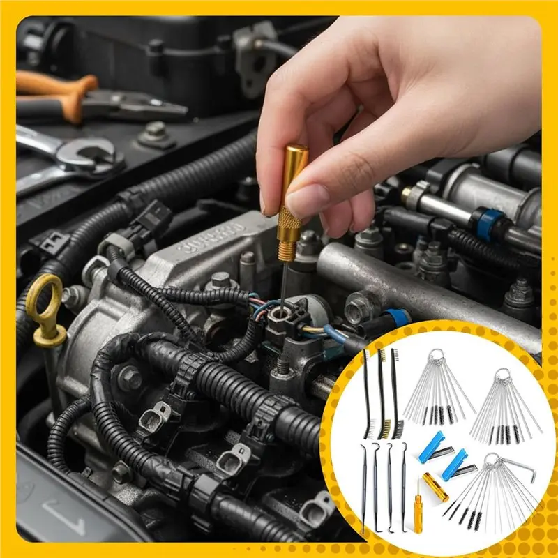 A98E-Carburetor Cleaner Kit Torch Tip Cleaner Set