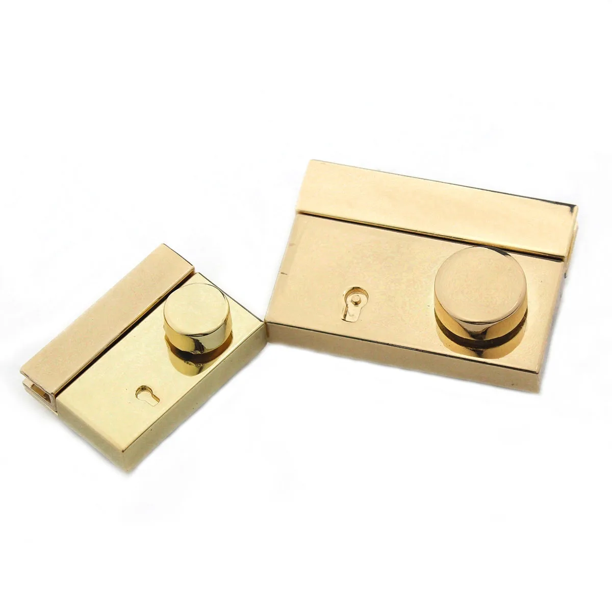 1pcs Metal Push Lock Rectangle Fashion Switch Lock For DIY Handbag Bag Purse Luggage Hardware Closure Bag Parts Accessories