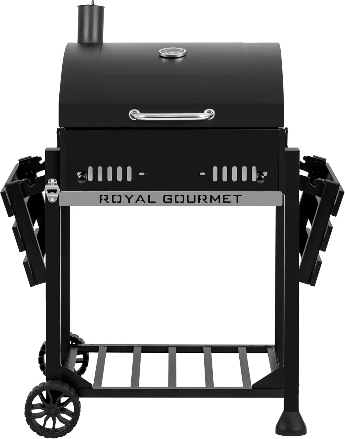 

CD1824ET Foldable Charcoal BBQ Grill, 470 Sq In Outdoor Grilling, Black