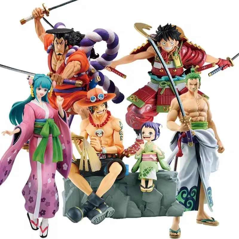 

Original Bandai Ichiban One Piece Figures Wano Country Chapter 2 Kozuki Oden Kozuki Hiyori Anime Collection Model Kids Toys