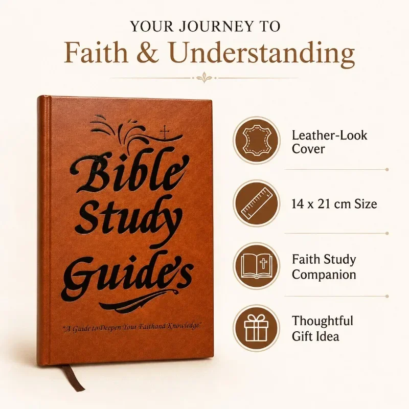 New 2026 Bible Study Guide Hardcover Notebook Christian Prayer Spiritual Diary Believers Religious Gifts Church Supplies Books