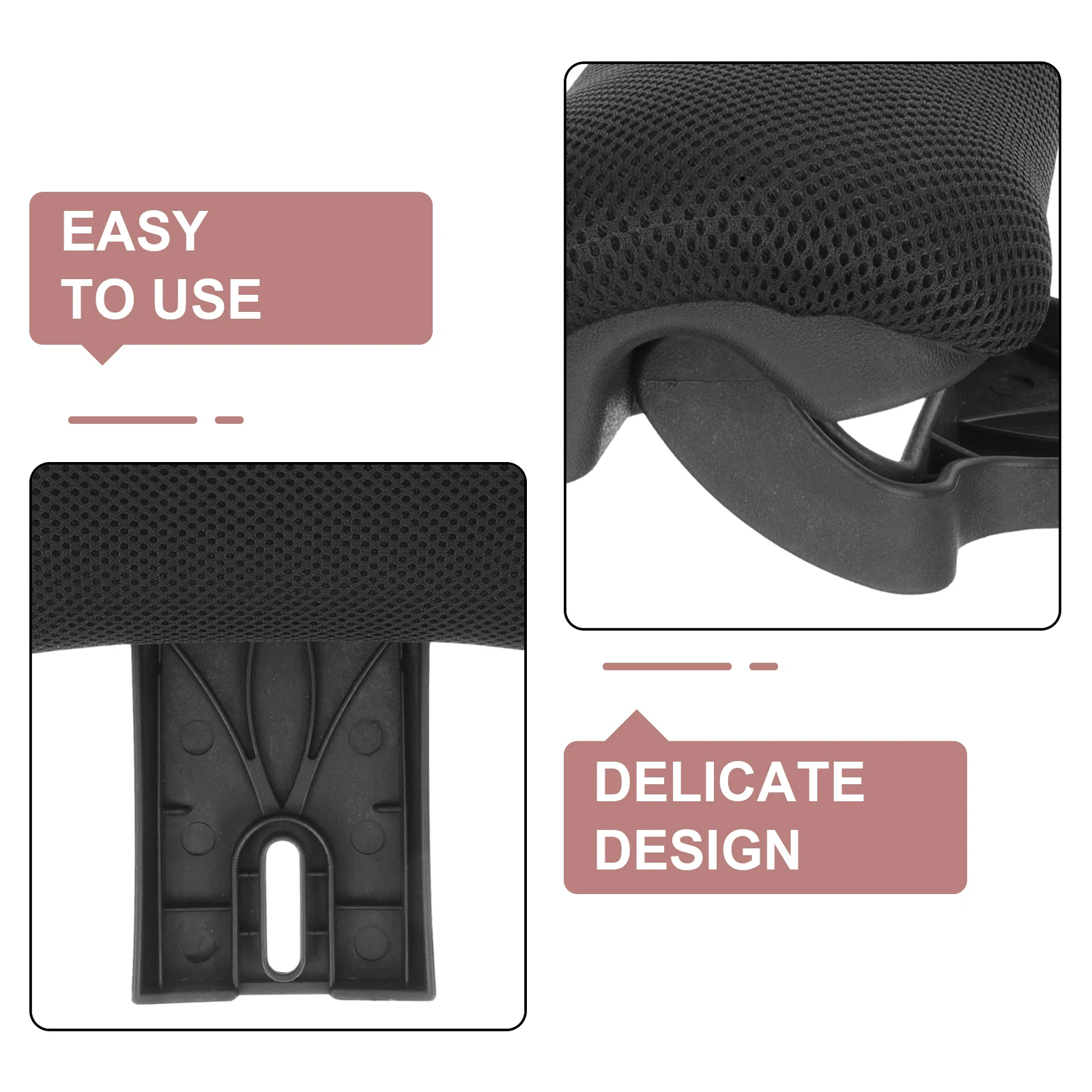 

Ergonomic Computer Chair Headrest Adjustable Desk Pillow Backrest Gaming Office Cushion Pink Soft Neck Support Furniture Parts