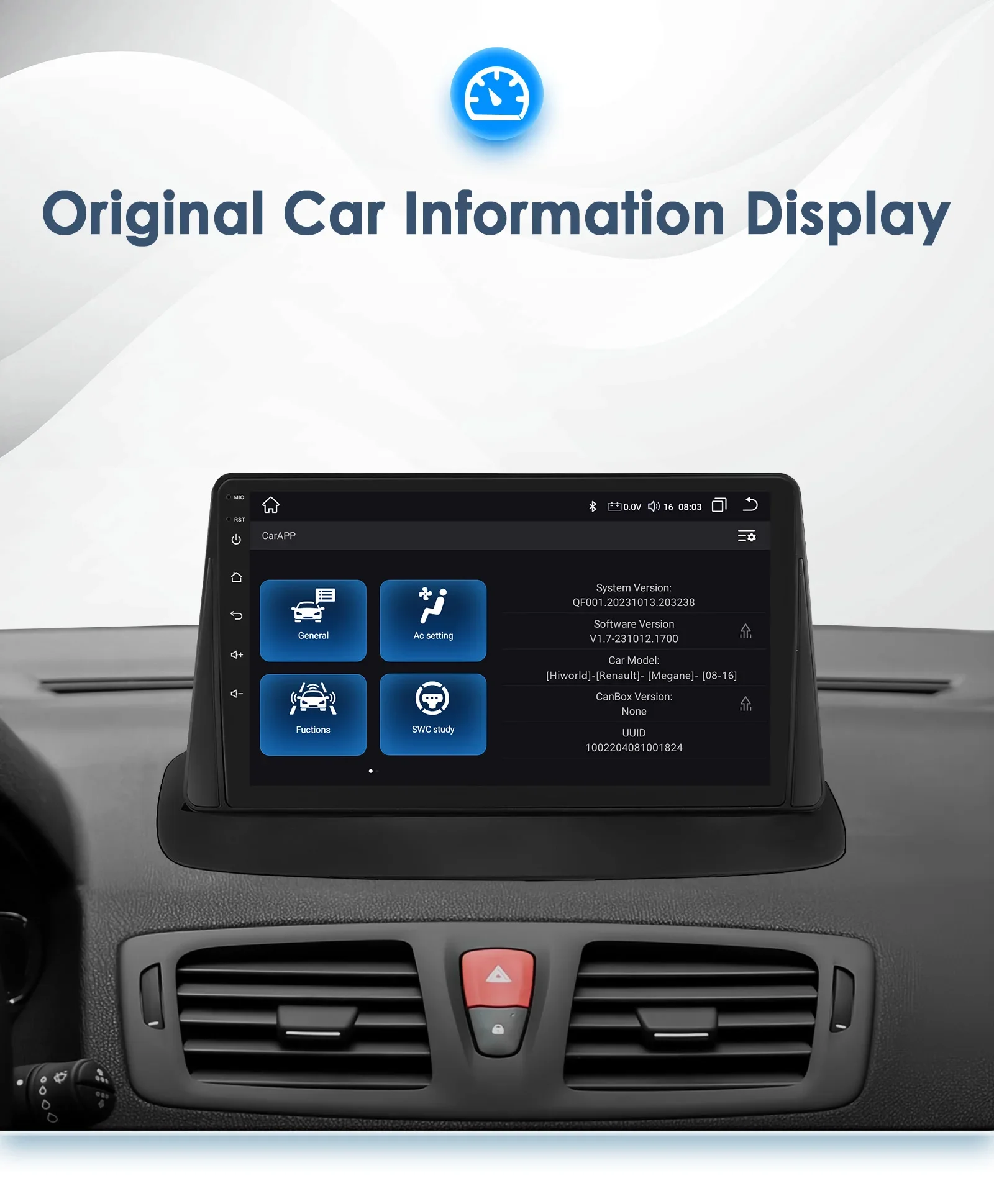 Hizpo 9'Carplay 4G AI Systeme Autoradio für Renault Megane 3 Fluence Samsung SM3 2008-2014 Multimedia Video Player GPS Autoradio – Detail 32
