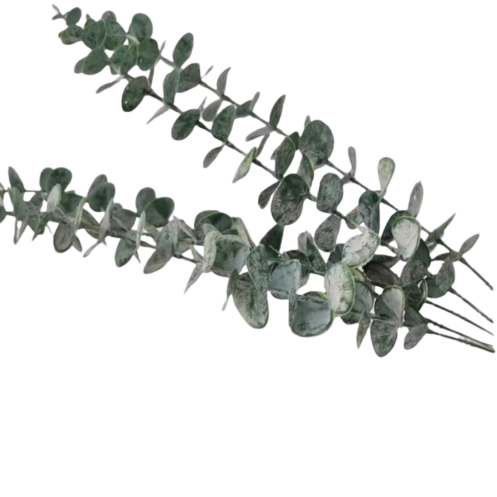 

New DIY Artificial Plants Greenery Rustic Green Leaf Branches Wall Hanging Boho Eucalyptus Leaves Farmhouse