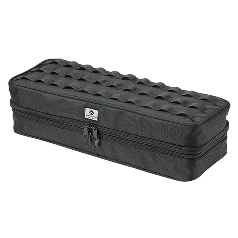 CAMPINGMOON بقاء حقيبة تخزين من القماش سحاب عازل للماء BK-40 لأوتاد الخيمة في الهواء الطلق المحمولة التخييم-AA85