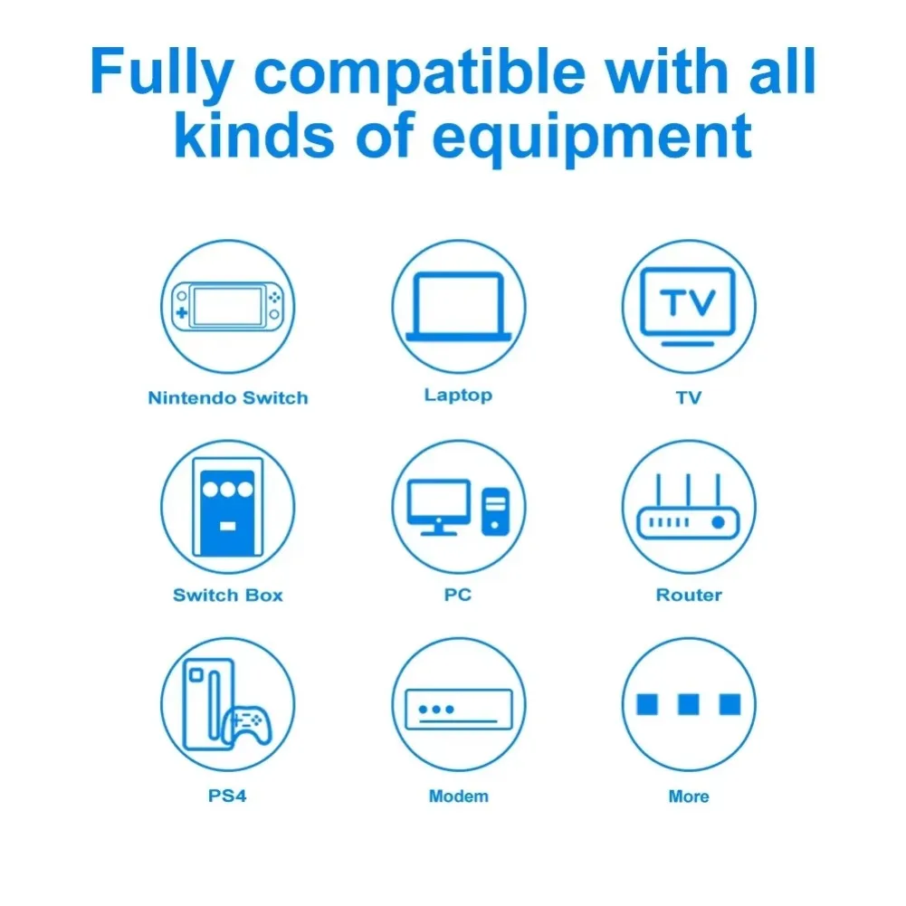 كابل إيثرنت Cat7 كابل Lan UTP RJ45 كابل تصحيح الشبكة 10 متر 15 متر لجهاز توجيه مودم الكمبيوتر PS