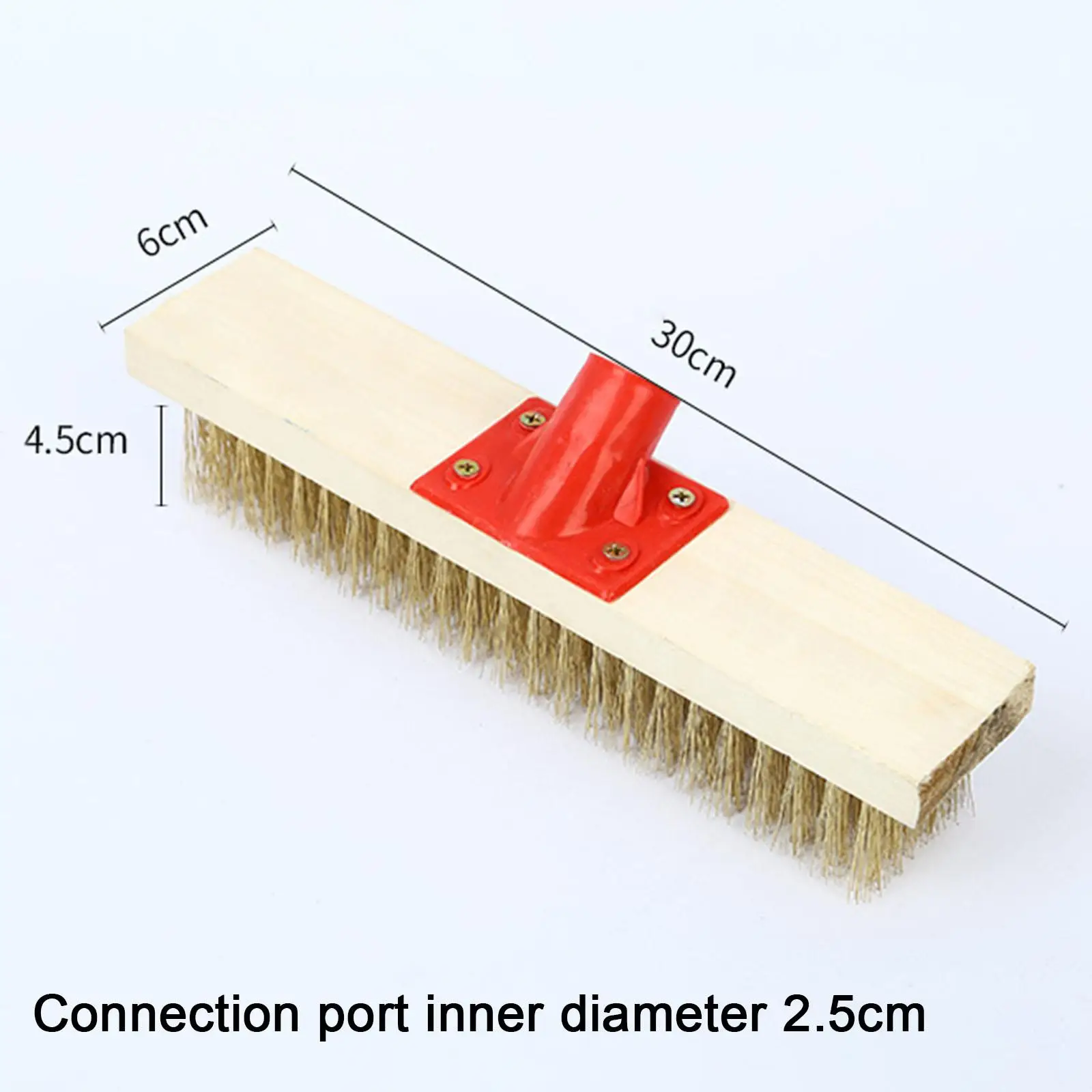 Floor Brush Rough Wire Brush Floor Scrub Brush Head Scrubber Brush for Patio