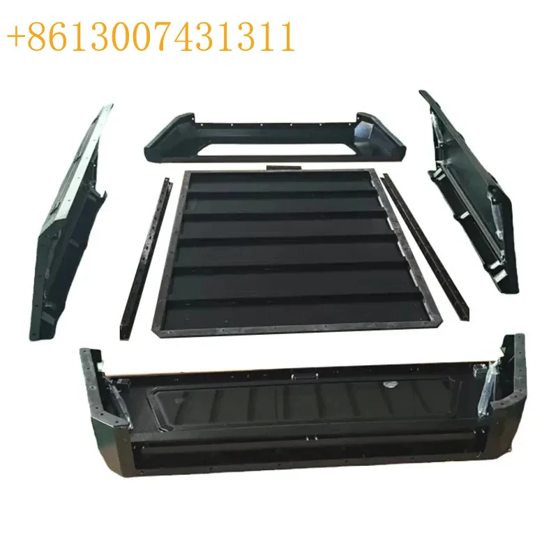 High Grade Waterproof Dustproof Pickup Canopy Aluminum Split Structure With Four Side Glass