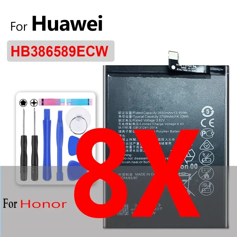 Battery For Huawei P6 P7 P8 P9 P10 P20 P30 Lite mini Max Plus Pro/for Honor 6C 6A 7X 8 8A 8S 8C 8X 9 9i 10 20 10i 20i Lite Pro