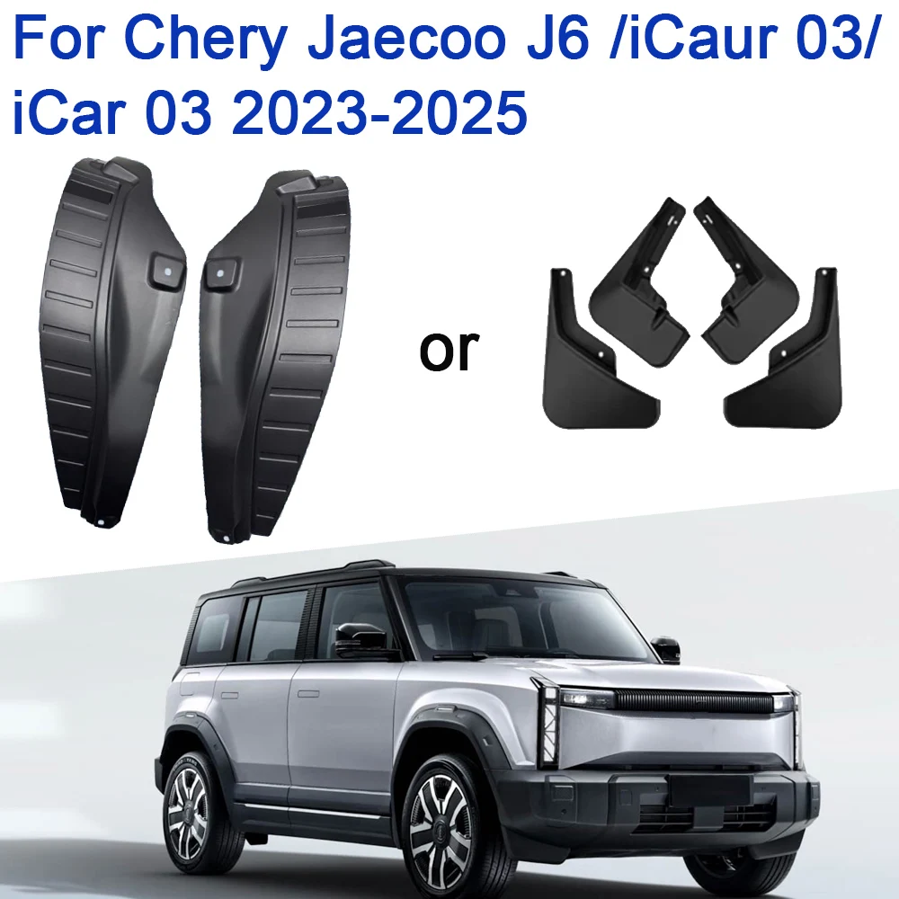 

Автомобильные крылья с подкладкой для Chery Jaecoo J6 iCaur 03 iCar 03, аксессуары 2023 2024 2025, брызговики, брызговики, инструменты