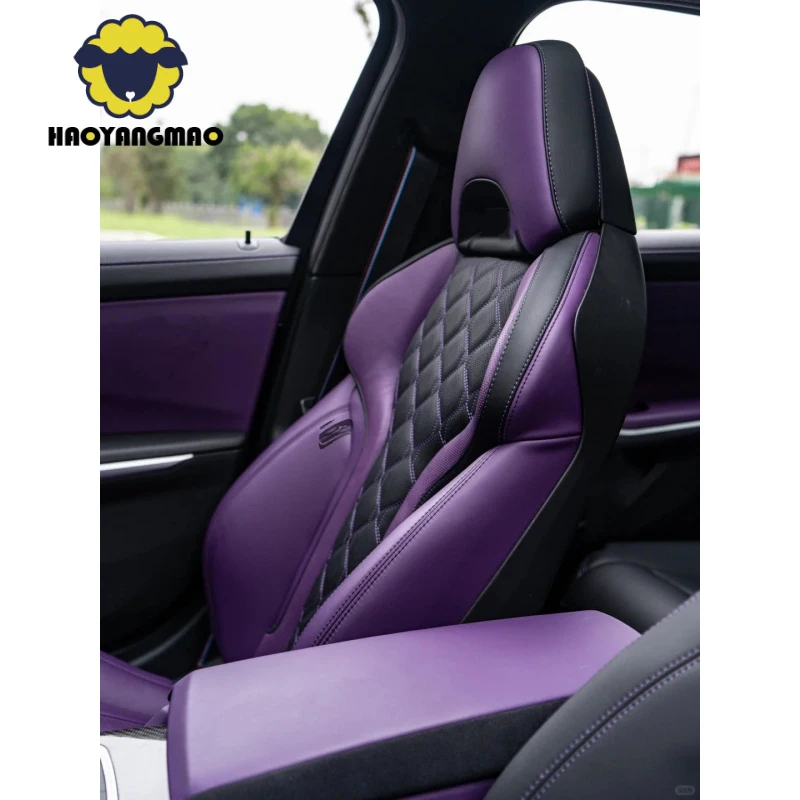 Car Accessories Sport Bucket Seats Customize Leather Cover and Sponge Seat for BMW F30 F80 F10 M3 M4 M5 Upgrade