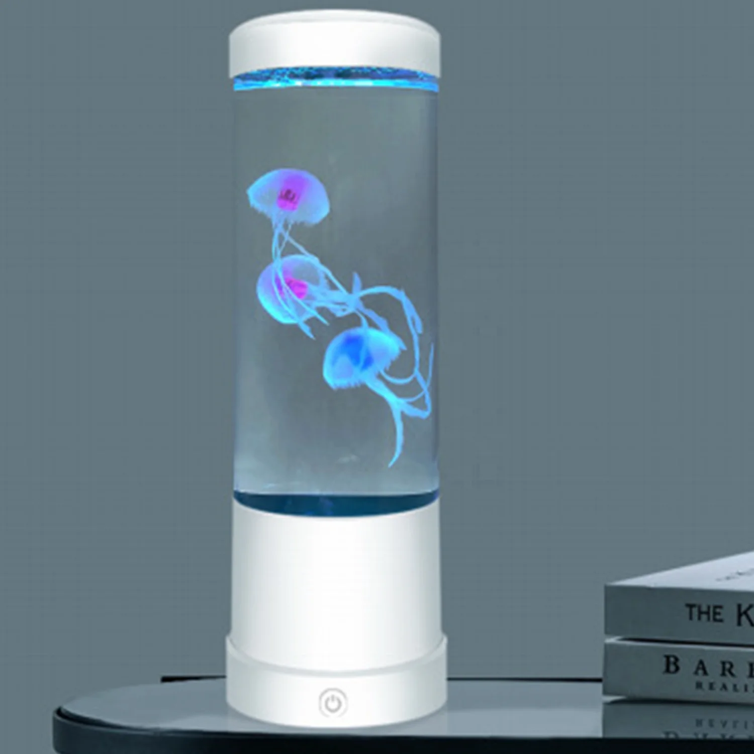 Customization.Wholesale High-quality 8 Inch Led Tube Flash Color Decorative Color Changing Led Jellyfish LAVA Lamp