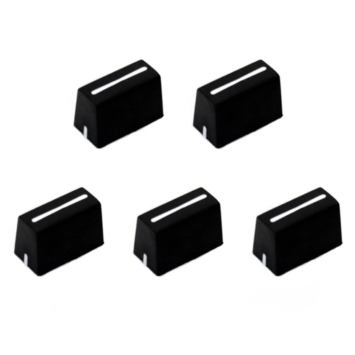 5pcs Universal Fader Knobs Fader Cap Straight Slide Potentiometer Cap for DJ Controller Mixers Console DJM,DDJ,XDJ