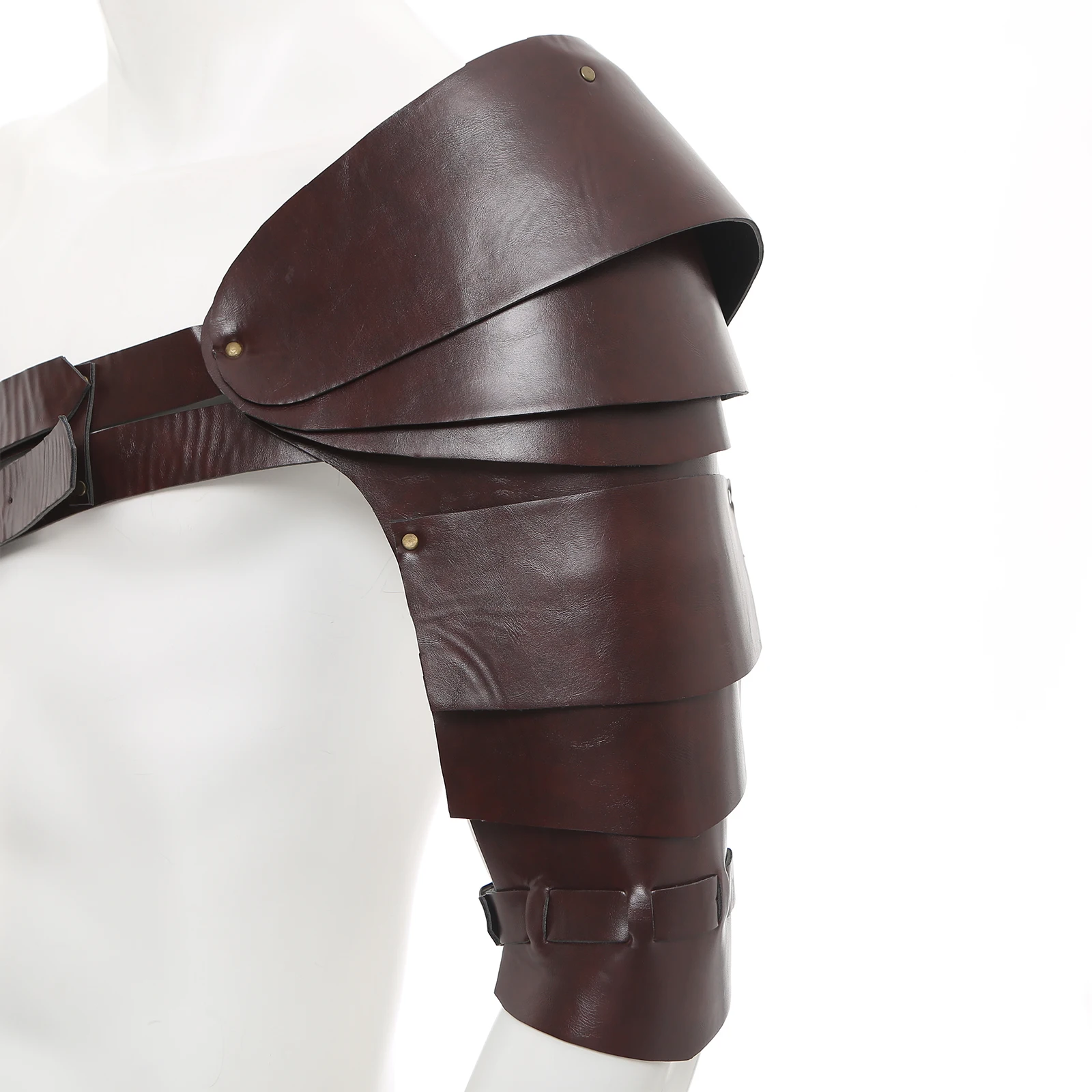 Middeleeuwse krijger armschild Vintage meerlaagse schouderhoes Armor Arm Shield Themafeest Halloween Cosplay Armor Sleeve