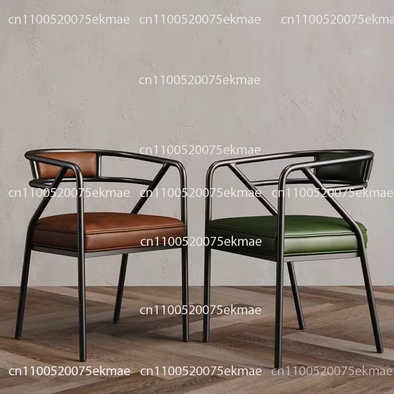 Dining chair tea desk computer work chair creative wrought iron meeting