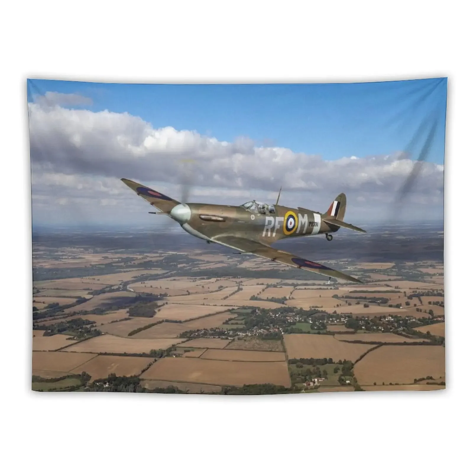 

Laguna Spitfire 303 Squadron Tapestry Living Room Decoration Home Decorators Hanging Wall Tapestry