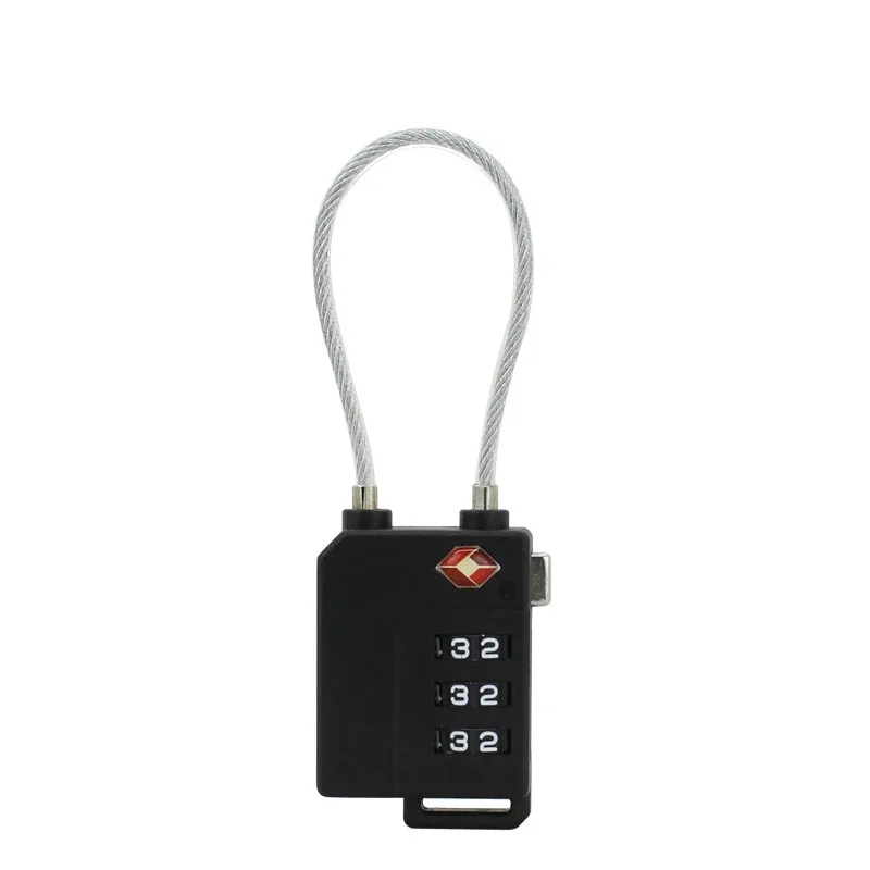 TSA Locks Combination Plastic Lock Body For Travel Luggage Suitcase Anti-theft Code Customs Password Padlock