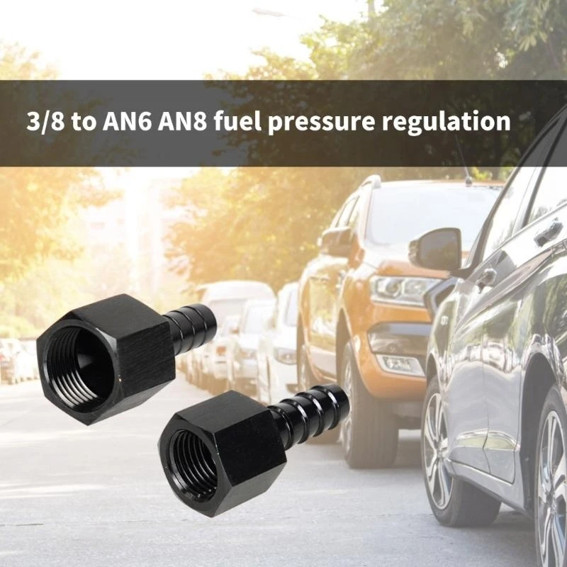 R6FA Easy Installiert 3/8 bis AN6 An8 -Druckregler -Adapter für Motor -Upgrades