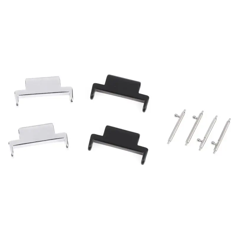 New-2Pcs 14mm To 20mm Metal Connector Watch Bracelet Strap Band Adapters Universal Watch Repair Tool Watches Accessories