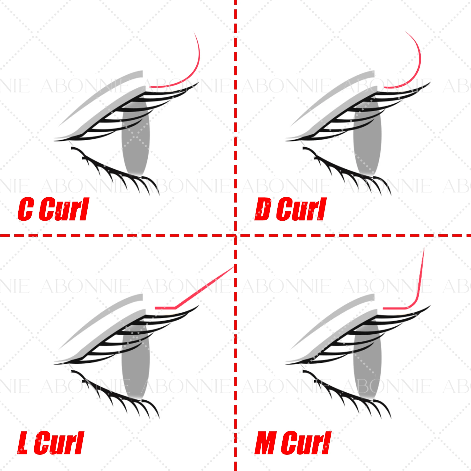 LAKANAKU 5D W L M Curl Lashes Cilia and Brazilian Volume 6D W Sharp Volume Supplies Makeup Wholesale