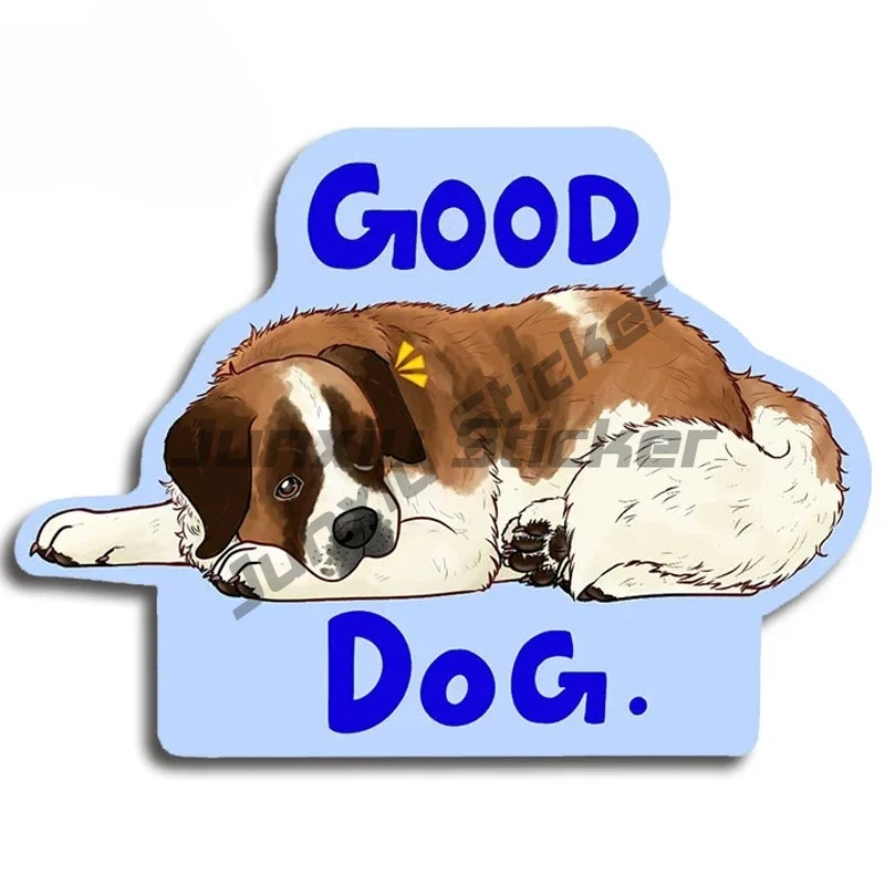 

For Good Dog Car Stickers Graffiti Cute Motorcycle Laptop Decal Cartoon Vinyl Creative Car Accessories