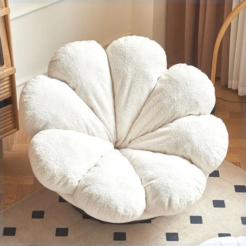 Reclining and sleeping bedroom single lamb wool casual thickened rotatable recliner sofa comfortable and soft