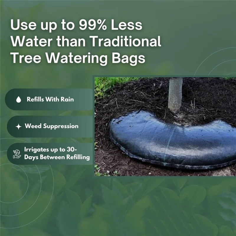 

M12K-Smart 30+ Days Tree Watering Mat, Automatically Replenishes Rainwater,Slowly Releases Root Balls, Prevents Over-Watering