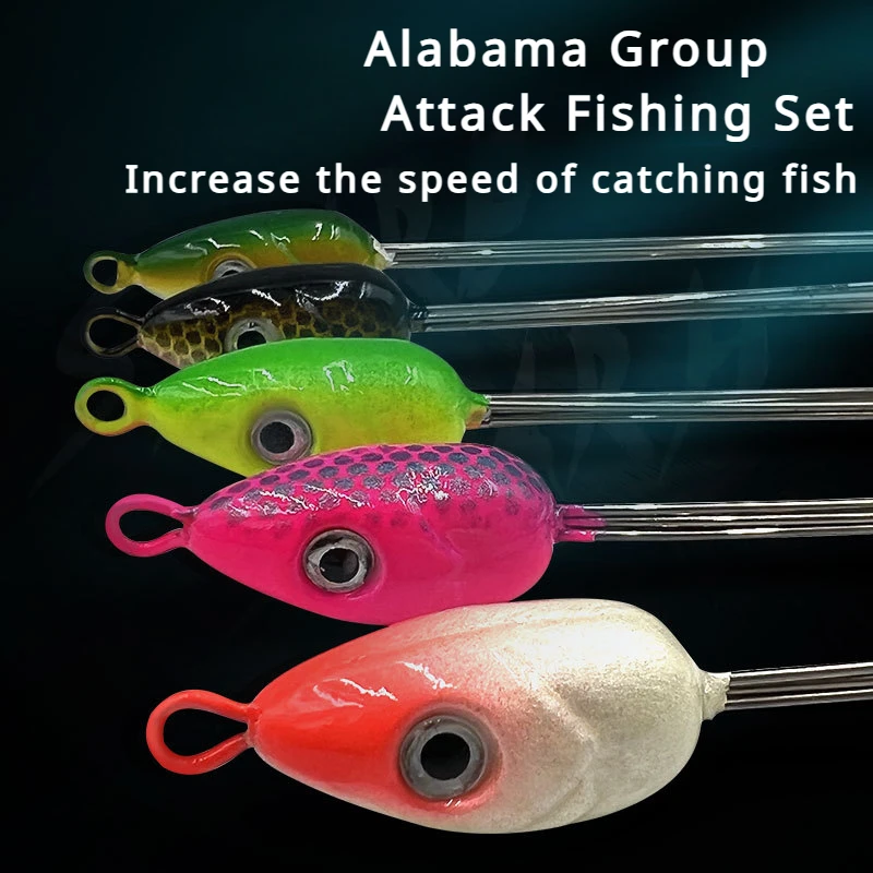 Fishing Lures Fishing Soft Bait Tackle Swarm Attack Road Runner Baits Alabama Jigs Fake Baits Road Runner Baits Steel Wire