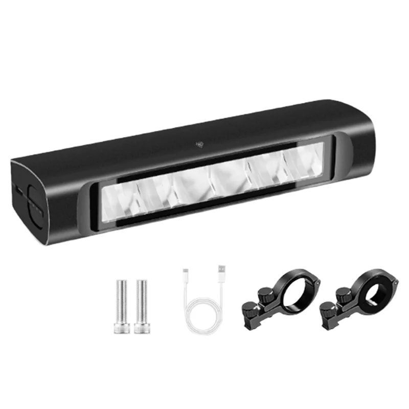 

ABVE-Bright Bike Headlight Anti Glare High Lumen Bicycle Front Light For Road Mountain Bike USB Rechargeable Aluminum Alloy