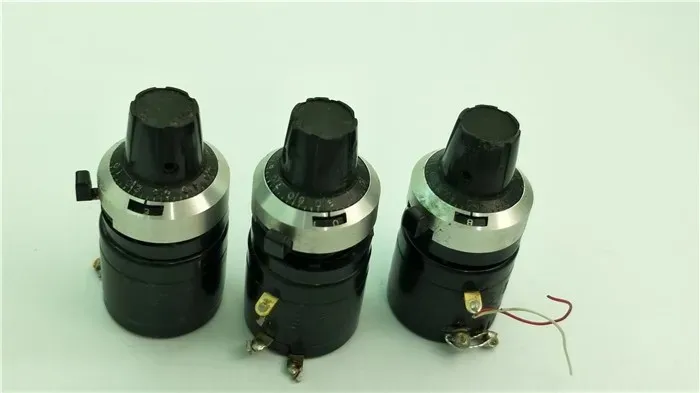 Used JRM rrs101k 100 euro multi-turn potentiometer, shaft diameter 6MM with digital cap