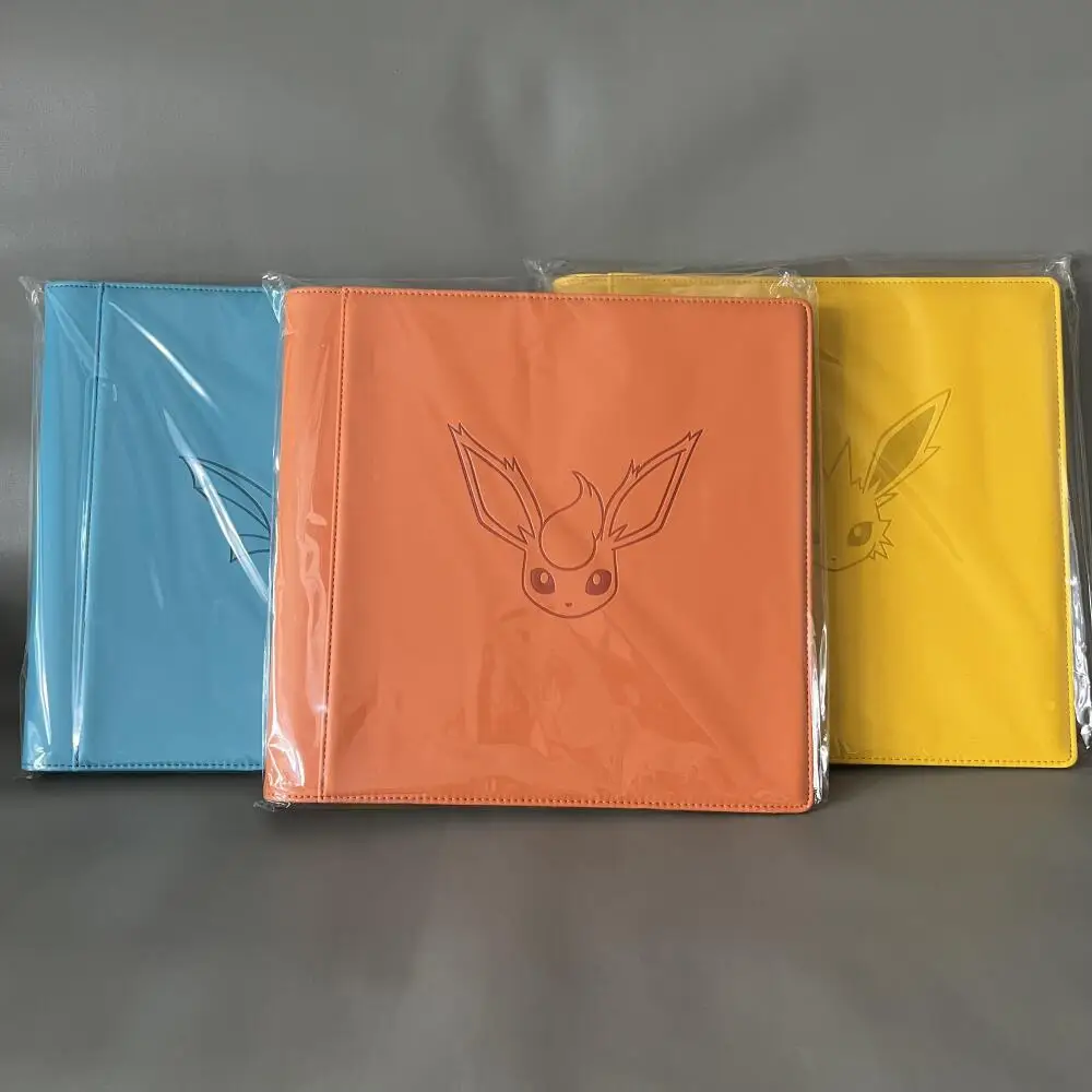 

Diy Self Made Ptcg Eeveelution Card Book Large Capacity Card Storage Book Ptcg 480 Large-Capacity Card Collection Book Gift Toy