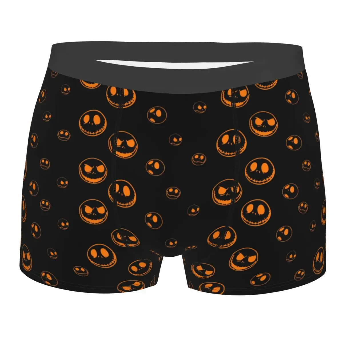 

Custom Funny Jack Skellington Face Boxers Shorts Panties Male Underpants Comfortable Briefs Underwear