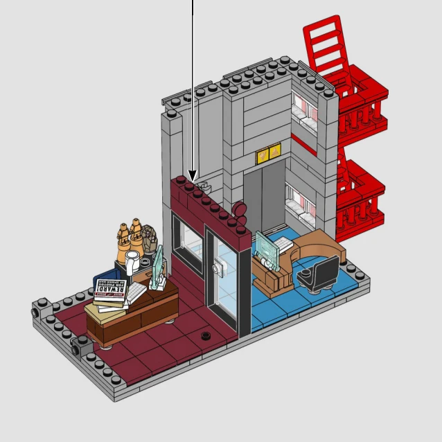 Giornale Ufficio Building 76178 Set di blocchi di costruzione compatibili con particelle Legoed Adatto per regali di Natale 3772 pezzi
