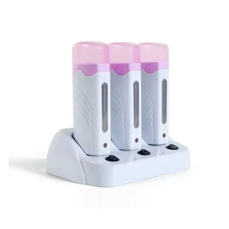 Roller Wax Machine Wax Warmer with Triple Base Hand Held Wax Heater with