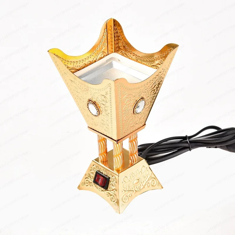 Plug-in Middle Eastern incense Burner, creative sandalwood burner, metal incense burner
