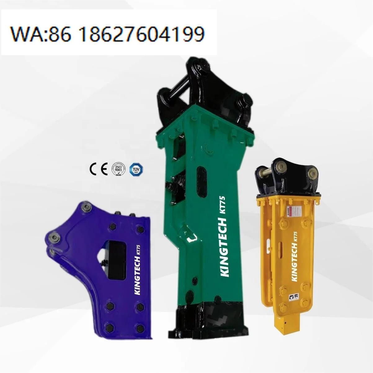 

Silent Hydraulic Rock Breaker Hammer Pump Fit JCB 3CX Skid Steer Loader, Universal Construction Machinery Accessory