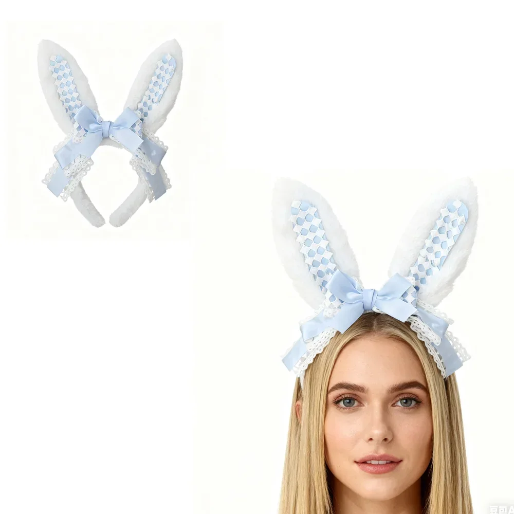 

Easter variety of rabbit ear headbands: from lace to plush and floral styles, adding a cute festive atmosphere to all age groups