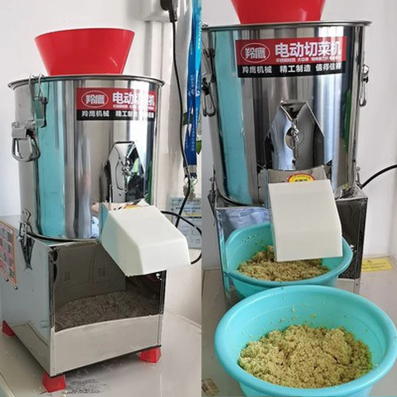 野菜カッター電動野菜カッターチリミンチマシングラインダーステンレス鋼食品加工機 100-130kg/h