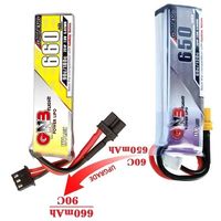 Gaoneng GNB 1-5PCS 650mAh 60C/120C 2S HV Lipo battery With XT30 Plug For Emax Tinyhawk Kingkong LDARC TINY Whoop BetaFPV Drone