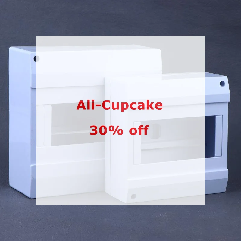 ABS Switch Enclosure Surface Modules Box 1-8P Breaker Circuit Breaker Protection Plastic Clear Distribution Electrical Boxes
