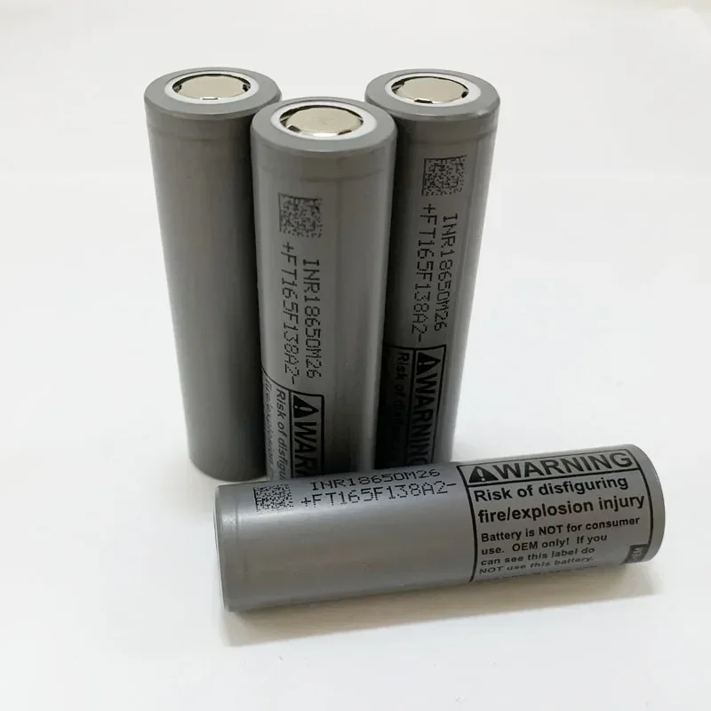 New 3.7V 2600mAh Rechargeable Lithium Battery INR18650-M26 Suitable for Electronic Products Such As Laser Pens and Flashlights